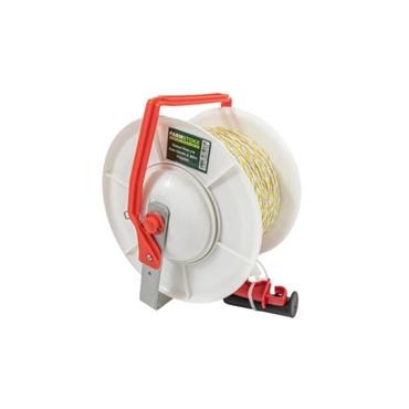 Geared Reel 3:1  500 polywire 2mm 6X s/steel 0.15