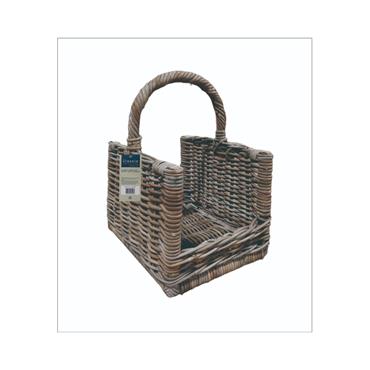 CLASSIC KUBU LOG BASKET WITH HANDLE