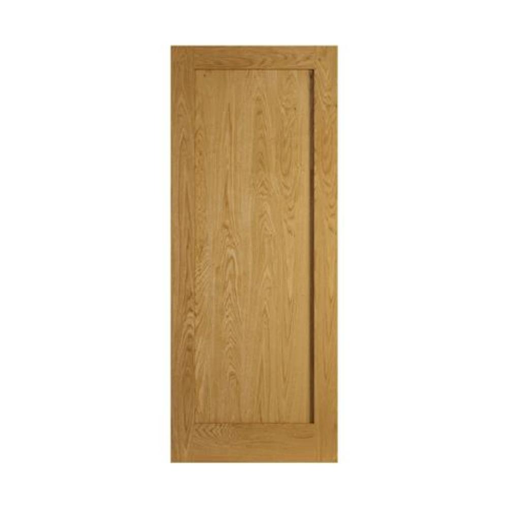 INDOORS BOSTON OAK SHAKER 1 PANEL DOOR 78X24 | Morris DIY | Waterford