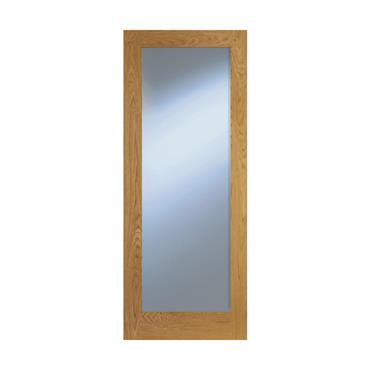 INDOORS BOSTON OAK SHAKER CLEAR GLAZED DOOR 78X30