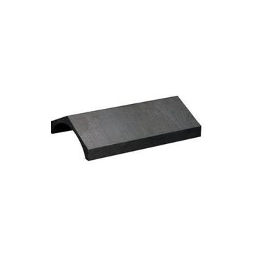 MANNOK UNI RIDGE TILE PLAIN ANGLE BLACK 457MM