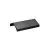 MANNOK UNI RIDGE TILE PLAIN ANGLE BLACK 457MM