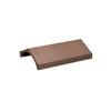MANNOK UNI RIDGE TILE PLAIN ANGLE TURF BROWN 457MM