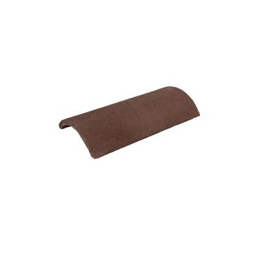 MANNOK UNI RIDGE TILE HALF ROUND TURF BROWN 457MM