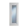 CHARLESTON CLEAR GLASS WHITE PRIMED DOOR  78 X 30