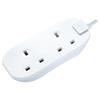 2 SOCKET 5METRE 13AMP EXTENSION LEAD WHITE