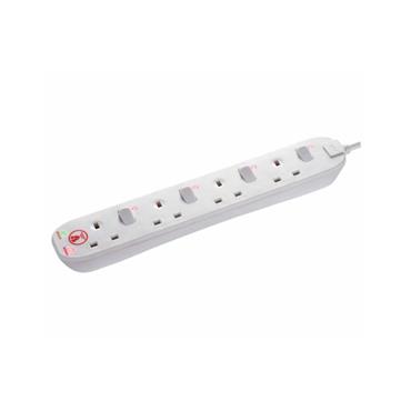 4SKT 2M 13AMP IND SWITCHED EXTENSION LEAD
