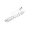 6 SOCKET 2 METRE 13AMP SURGE EXT LEAD