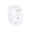 3 GANG 13AMP FUSED SWITCHED ADAPTOR