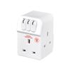 3 SOCKET 13AMP SWITCHED SURGE ADAPTOR