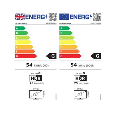 LG 43UA73006LA.AEKQ 4K SMART TV