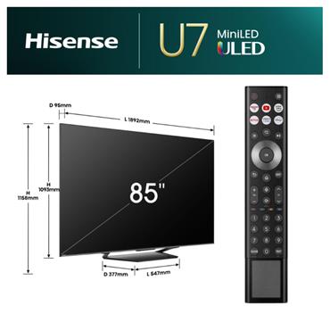 HISENSE 85U71NQ  85" MINI LED SMART TV