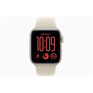 Apple Watch SE 3 GPS 40mm Starlight Aluminium Case with Sand Sport Band