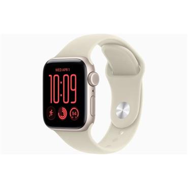 Apple Watch SE 3 GPS 40mm Starlight Aluminium Case with Sand Sport Band
