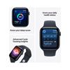 APPLE Watch SE 3 - 44 mm Midnight Aluminium Case with Navy Blue Sport Band, S/M