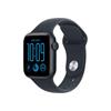 Apple Watch SE 3 44mm Midnight Aluminum Case with Navy Blue Sport Band M/L