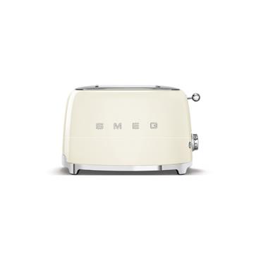 SMEG 2 SLICE TOASTER IN CREAM  TSF01CRUK