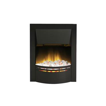 DAKOTA DKT20BL BLACK INSET FIRE LED OPTIFLAME