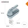 KENWOOD HMP40.000GY GO HAND MIXER STORM BLUE 300WT
