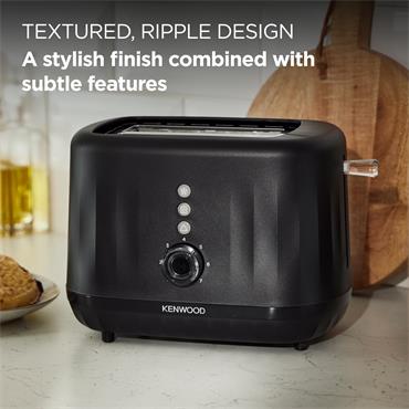 KENWOD RIPPLE BLACK TOASTER
