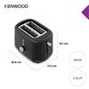 KENWOD RIPPLE BLACK TOASTER