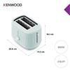 KENWOOD RIPPLE BLUE TOASTER