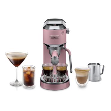 DELONGHI DEDICA DUE COFFEE MACHINE PINK