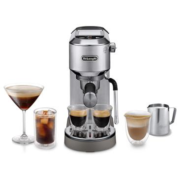 DELONGHI DEDICA DUE COFFEE MACHINE SILVER