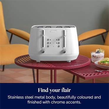 DELONGHI CTY4003.W TOASTER WHITE