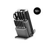 NINJA STAYSHARP 13P KNIFE BK SET & SHARPENER BLACK