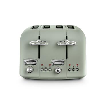 DELONGHI 4 SLICE GREEN TOASTER CT04GR