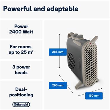 DELONGHI HFS70B24.GY FAN HEATER