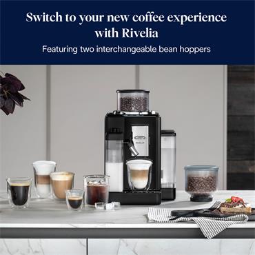 DELONGHI EXAM440.55.B RIVELIA BEAN TO CUP BLACK