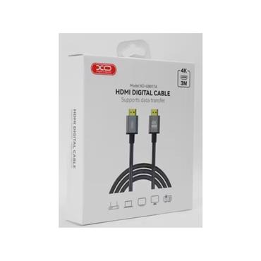 XO GB017A 3M HDMI TO HDMI METAL ADAPTER CABLE