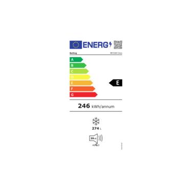 BELLING BFZ269IX F/F UPRIGHT FREEZER