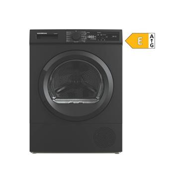 NORDMENDE TDHPE80MBL 8KG BLACK HEAT PUMP DRYER