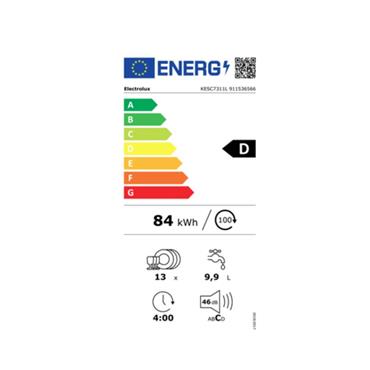 ELECTROLUX KESC7311L FULLY INT DISHWASHER A+++