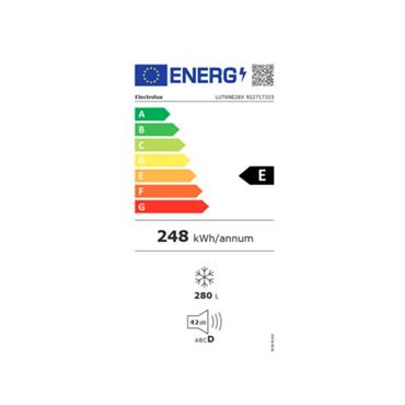 ELECTROLUX LUT6NE28X 186CM TALL FREEZER