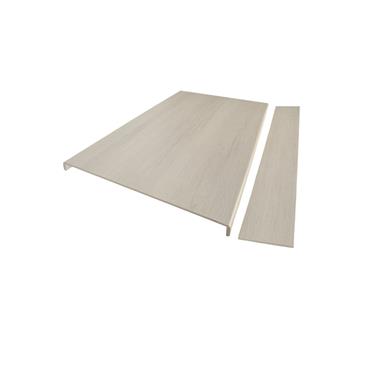 LIZZY OAK GREY WOOD GRAIN DOUBLE WINDER STAIR T&R