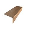 LIGHT OAK WOOD GRAIN SINGLE STAIR TREAD & RISER