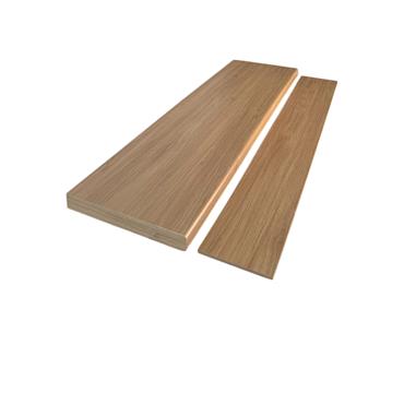 LIGHT OAK WOOD GRAIN BULLNOSE STAIR TREAD & RISER