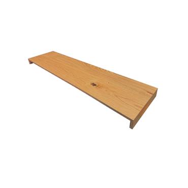 MOUNTAIN RUSTIC OAK BULLNOSE STAIR TRD BRSHD M LAC