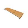 MOUNTAIN RUSTIC OAK BULLNOSE STAIR TRD BRSHD M LAC