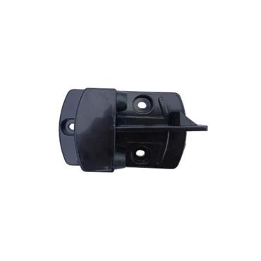 SATUS FENCE DOUBLE GARDEN GATE GROUND STOPPER SETBLACK