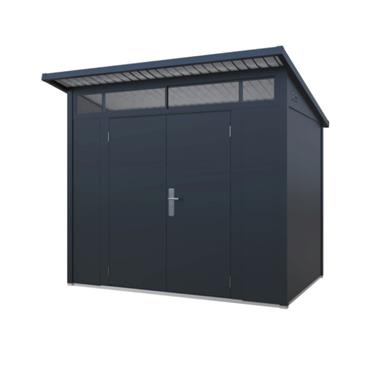 SATUS PREMIUM SHED 6' X 9' ANTHRACITE GREY