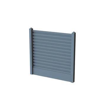 SATUS FENCE ST BULLET NOSE FENCE PANEL 5P 1500X1800MM MGREY