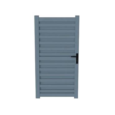 SATUS FENCE ALUM CONTEMP GARDEN GATE 900X1765MM M GREY