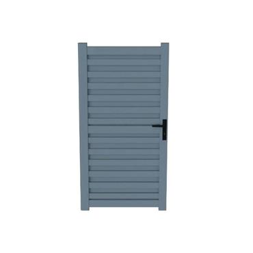 SATUS FENCE ALUM CONTEMP GARDEN GATE 1100X1765MM M GREY