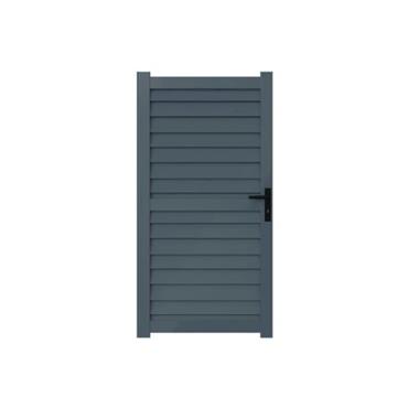 SATUS FENCE STD GARDEN GATE 900X1765MM ASSEMBLD ANTHRACITE GREY