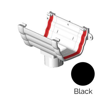 FREEFLOW OGEE RUNNING OUTLET BLACK